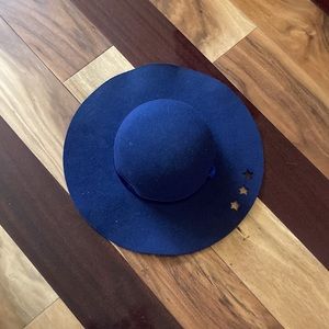 Cat and Jack navy blue glitter hat